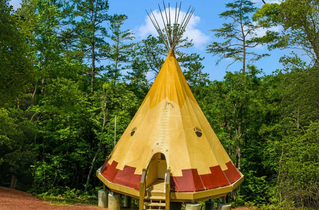 Spending a Weekend at the Newest Tepee Rentals in Pigeon Forge